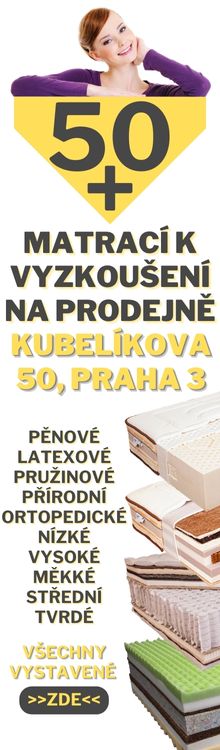 50 matrací a více na prodejně k vyzkoušení